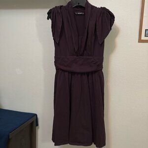 EShakti Dress Sz 10, purple color cowl neck, sleeveless, pockets, NWOT 💜